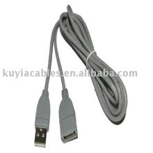 USB2.0 Extension Cable 1.5Meter Beige Color